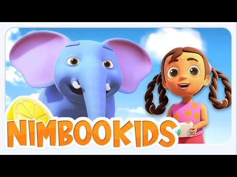 Ek Mota Hathi, ఏక్ మోతా హాథీ, Nursery Rhymes & Kids Song By Nimboo Kids Telugu