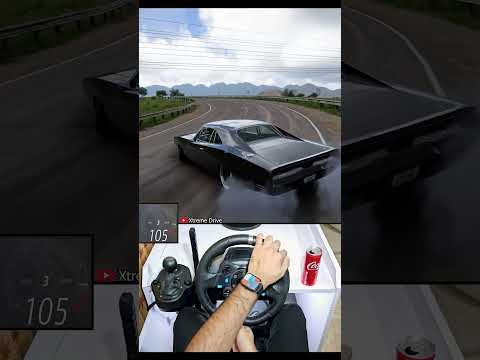 Vin Diesel plays Forza! Dominic Toretto's Dodge Charger Race #shorts