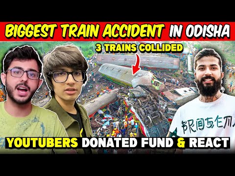 Train Accident in Odisha ... Youtuber DONATED BIG AMOUNT & REACTS | Odisha Train Hadsa | NeuzMan