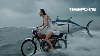Amazing Modern Day Fishing, Motorbike Machines That Float On Water