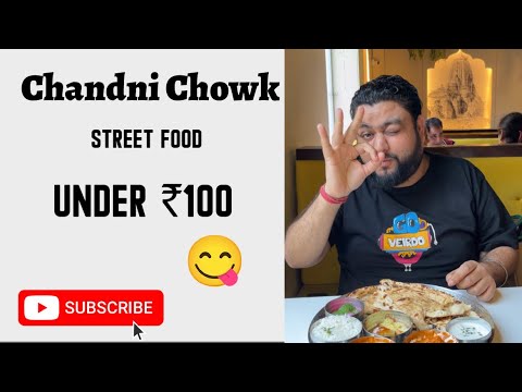 Chandni Chowk Street food under ₹100 😱|| Delhi Street Food ❤️