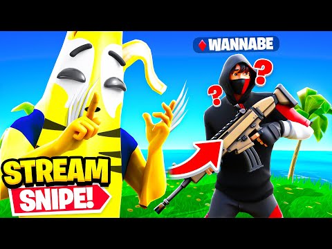Ich STREAMSNIPE WANNABE bis er KOMPLETT AUSRASTET und den STREAM BEENDET..😱🤣 (RACHE)