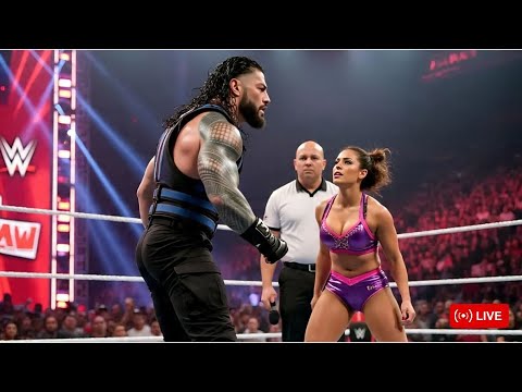 WWE LIVE MATCH : ROMAN REIGNS VS  SASHA GREEN 2K25 GAMEPLAY LIVE MATCH  PT-4