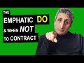 Emphasis and Contractions in English