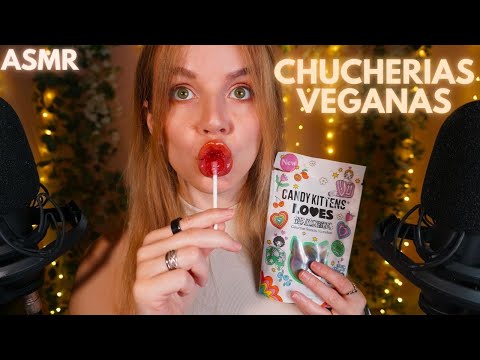 ASMR con Piruletas, Paletas, Chupetines Veganos ¦ Sonidos De Boca De Oreja A Oreja