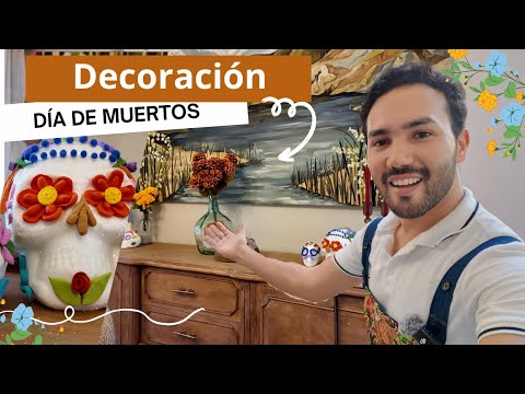 ✅Mi decoración de Día de MUERTOS❤️😱 Inspira Tu estilo