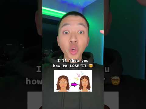 how to lose FACE FAT in seconds🤯 #diy #satisfying #workout #shorts