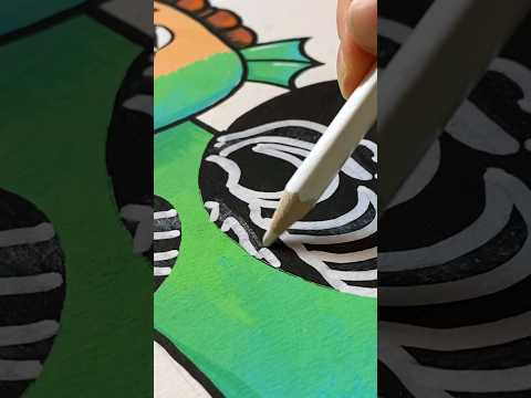 I Ruined my drawing of Luca #posca #art