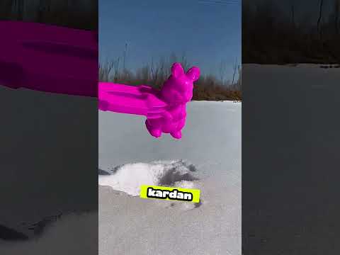 Kartopu Yerine Kar Tavşanı! Babam Yine Şaşırttı 😍❄️