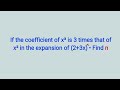 Binomial Expansion Coefficients