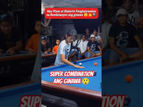 Pangkalawakan ang Diskarte at Plano ng babaeng tirador 🔥🎱 #subscribe #jaybeesucal #shorts