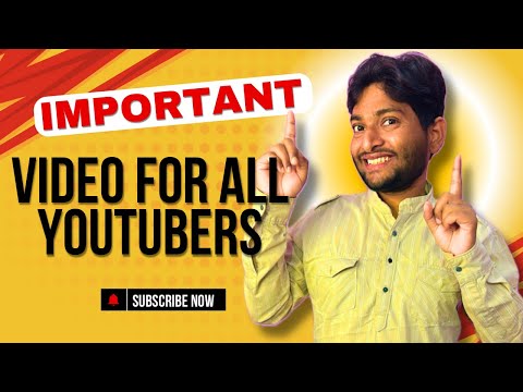 Important Video For All YouTube Creators (Don’t Miss This🔥)