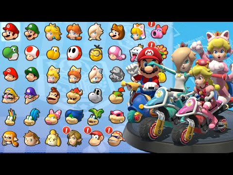 Mario Kart 8 Deluxe - Mario Vs Cat Peach Vs Peachette Vs Rosalina Can We Win Without Items