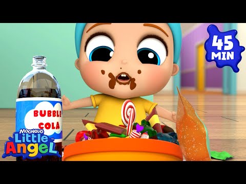 No More Snacks! Yummy Treats! | Little Angel Kids Songs & Nursery Rhymes