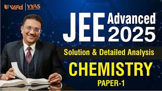 JEE Advanced 2025 CHEMISTRY PAPER 1 SOLUTION by Shishir Mittal Sir #jeechemistry #smsir