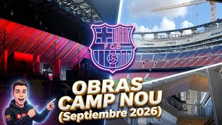 HERMOSO! OBRAS Spotify Camp Nou! Upper Tier , Interior, Facade, LED Exterior Lighting