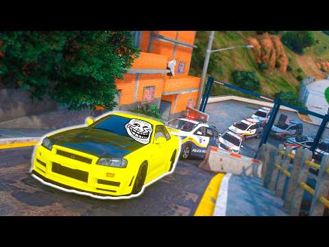 DEI FUGA LEVANDO TODA A POLICIA PRA FAVELA