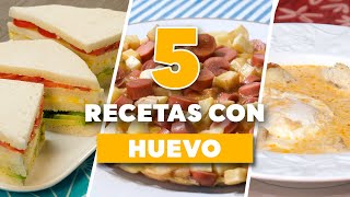 5 recetas con huevo: fáciles y deliciosas