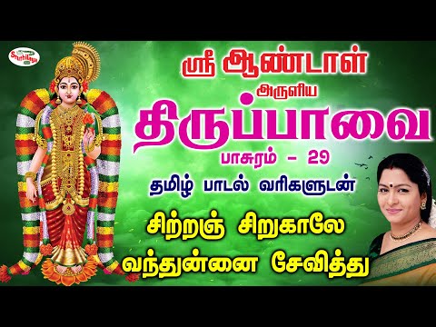 சிற்றஞ்சிறுகாலே வந்துன்னைச் | Chitranj Sirukaalea | தினம் ஒரு திருப்பாவை Day 29 | Sruthilaya