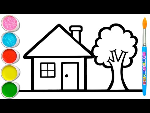 Pondok Menggambar, Melukis, Mewarnai 🌿🏡🌿 Menggambar Edukatif untuk Anak-anak dan Balita #396