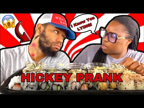 HICKEY MUKPRANK ON MY GIRLFRIEND & SUSHI MUKBANG!!