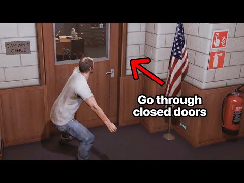 How To Go Through Closed Doors In GTA 5 - DarkViperAU