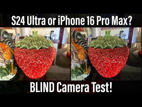 iPhone 16 Pro Max vs Samsung Galaxy S24 Ultra BLIND Camera Test! 🫣📸