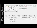 Properties and Formulas of Rectangles