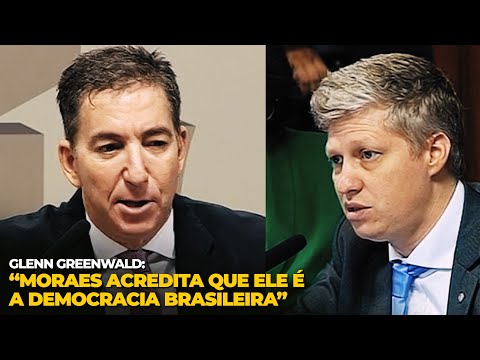 "MORAES ACREDITA QUE ELE É A DEMOCRACIA BRASILEIRA", diz Glenn Greenwald em resposta a Van Hattem