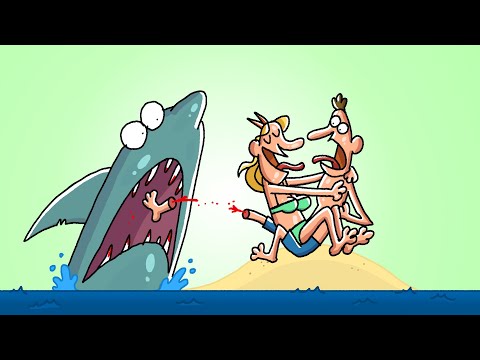 Flirting at the Beach | Cartoon Box 441 | by Frame Order | Hilarious Cartoons