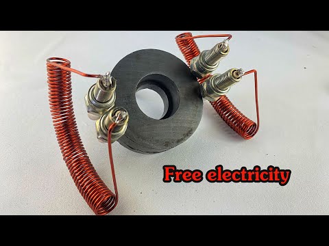 Awesome How to Make 220Volt Free Electricity Energy Using By Copper Wire & Big Magnet #technology