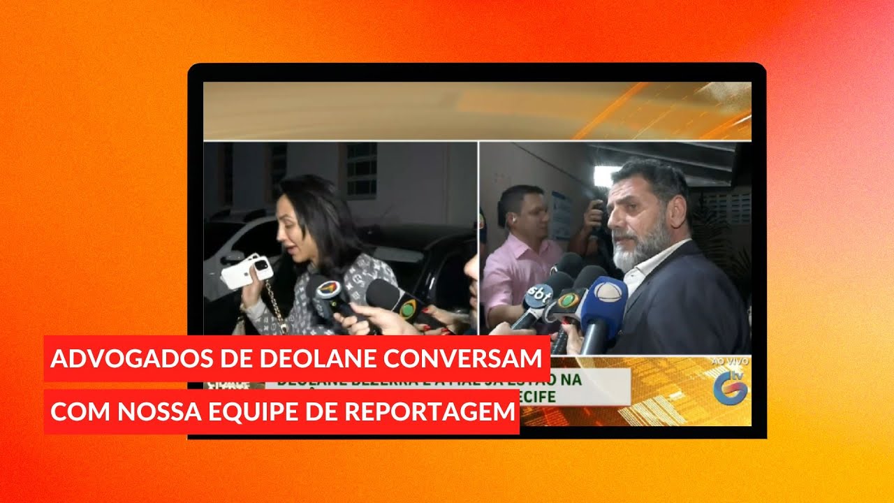 Advogados de Deolane conversam com nossa equipe de reportagem