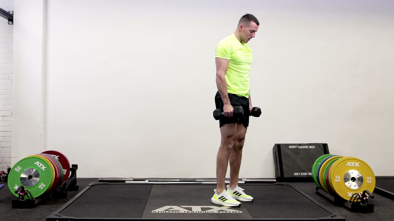 Burpee stacco con manubri