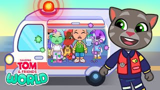 Oh, no! FULL AMBULANCE 🩺🚑 Talking Tom & Friends: World Gameplay