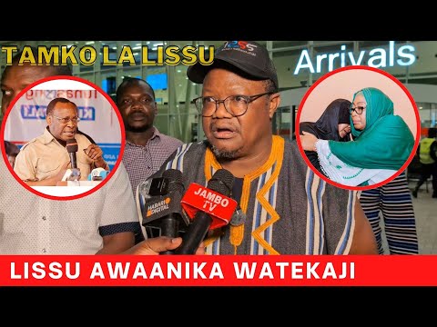 TUNDULISSU ALIPUKA VIBAYA MNO, "nimerudi Nchini kufanya MAAMUZI MAGUMU" UTEKAJI NA MAUAJI HAPANA