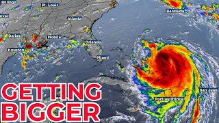 Hurricane Erin Is Growing In Size And Strength