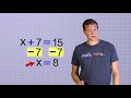 Solving Basic Algebraic Equations