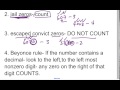 Significant Figures and Decimal Rules