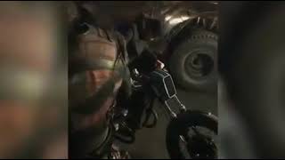 Ночные волки подарили Хабибу мотоцикл ручной сборки