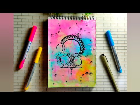 New year drawing/easy drawing for beginners 🎊🎈🎂#drawing#art#painting#newyear