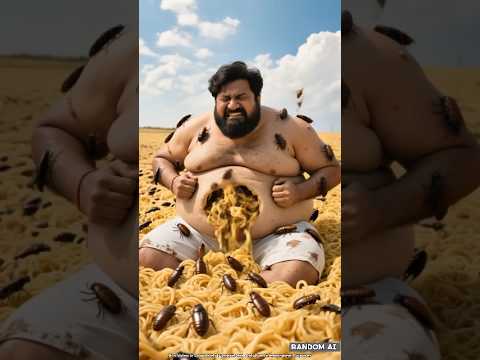 This guy mistakenly ate noodles with bugs and the pigeon saved her 😭🥰 #ytshort