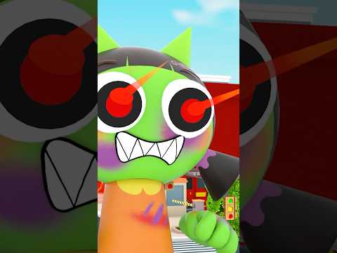 Giant Zombie Doll Attacks Spiderman in Oren City! | Incredibox Sprunki
