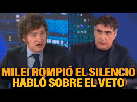 MILEI ROMPIÓ EL SILENCIO: "ES VERDADERAMENTE GRAVE"  | URGENTE MILEI