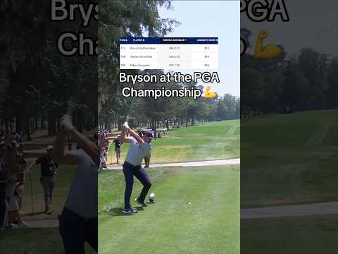 Bryson has been MASHING it this week #golf #LIVGolf #brysondechambeau