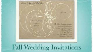 Fall Wedding Invitations