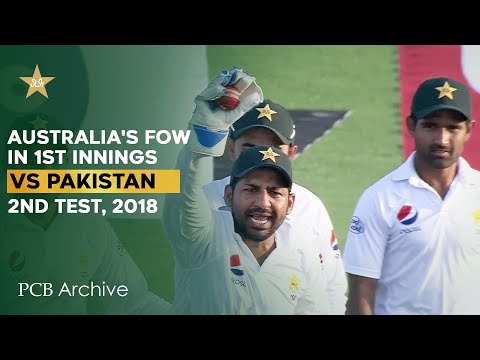 PCB Archive - Aussies Struggles: Australia's FOW in 1st Innings | PAK vs AUS 2nd Test 2018 | M7C2A