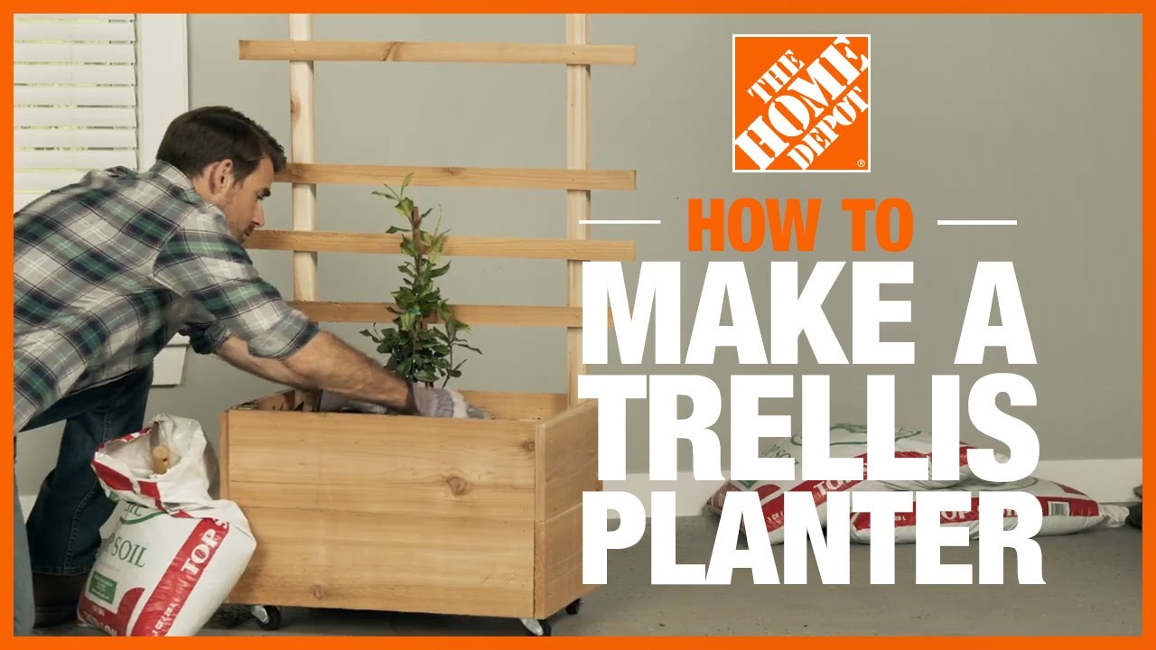 DIY Planter Box Trellis