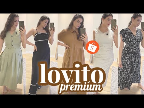 PROVANDO VESTIDOS DA LINHA PREMIUM DA LOVITO ✨😍