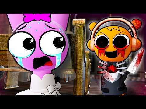 ORANGE OREN & PINK get MARRIED! Incredibox Sprunki Animation