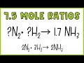 Understanding Mole Ratios and Coefficients